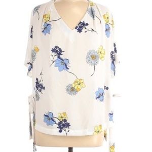 White floral shirt